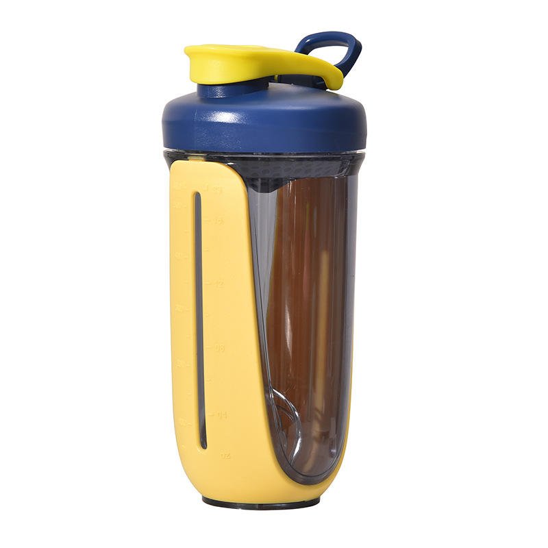 680ml Creative BPA Free Plastic Protein Powder Shaker Bottle Cup for Men Fitness Gym - photo 4