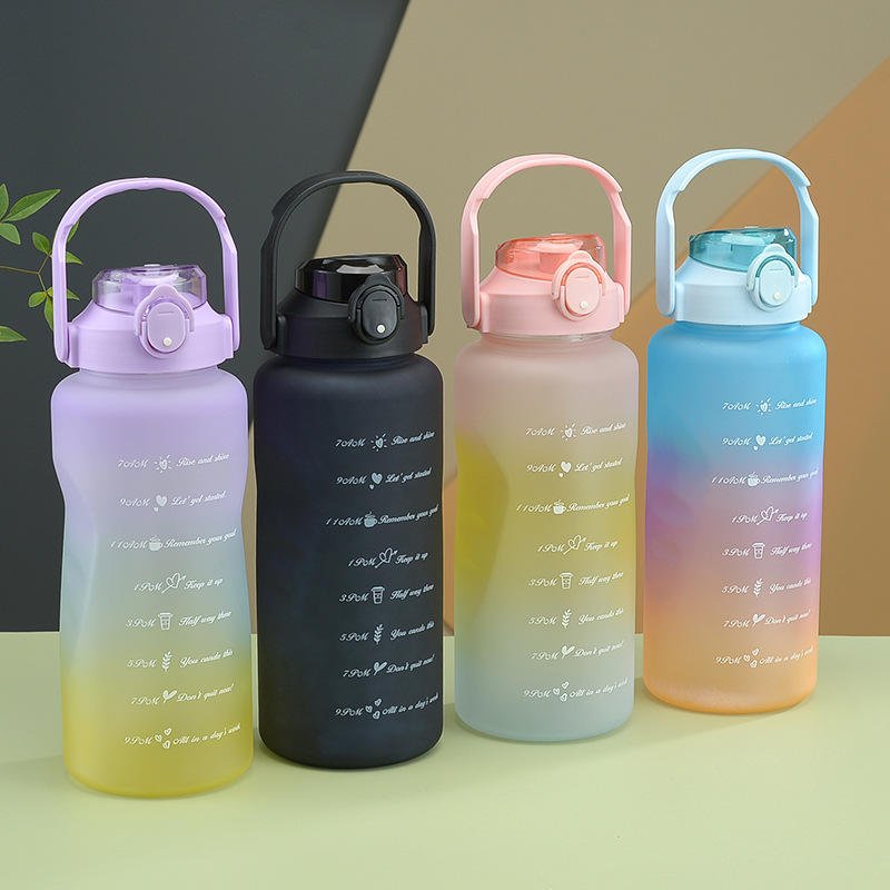 Products Botella De Agua De 2L Motivational Plastic Water Bottle 3 Piece Per Set - photo 2
