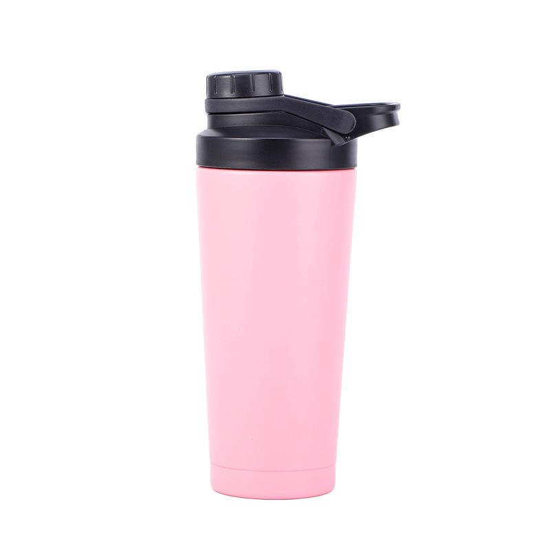 700ml Stainless Steel Protein Shaker Bottle Double Wall Vacuum Insulated Gym Mixer Cup - photo 4
