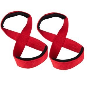 Correas de muñeca figura 8 acolchadas PEMSHENG para dominadas, gimnasio, peso muerto y levantamiento de pesas