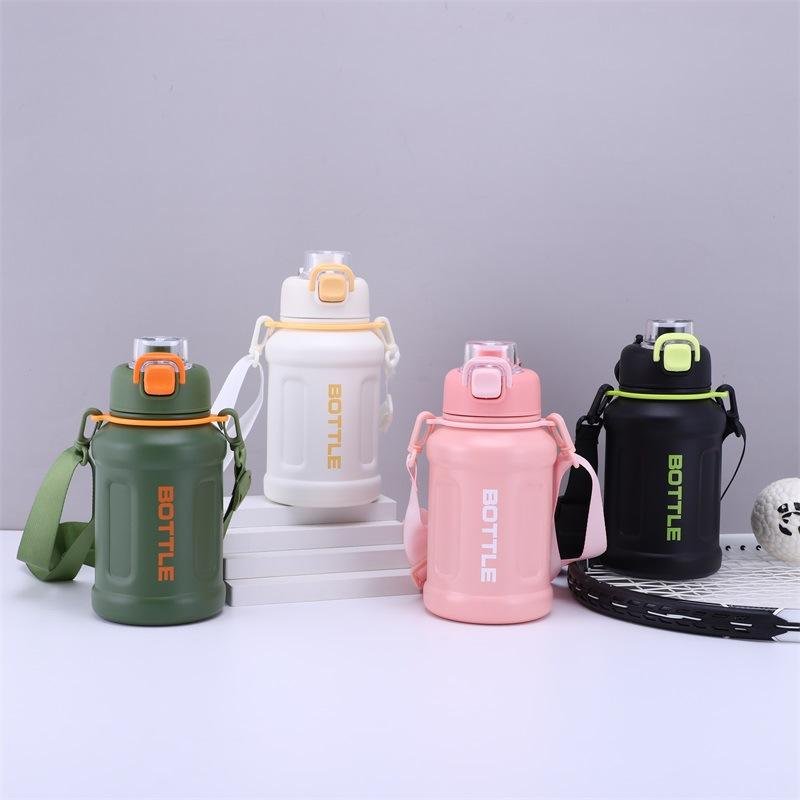Portable 316 Stainless Steel Vacuum Flask Student Water Bottle - photo 2