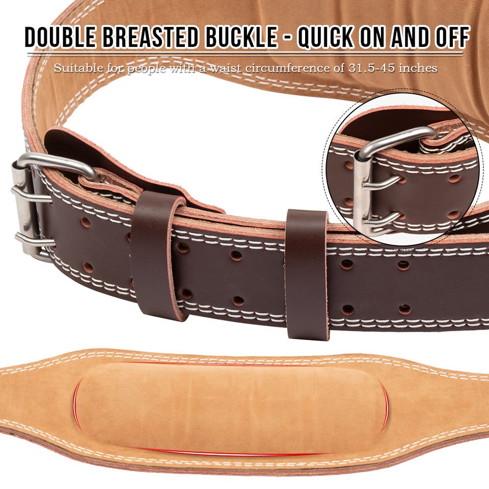 Wholesale Gym Lifting Belt Weightlifting for Men and Women Sports Fitness Leather Weightlifting Belt - photo 4
