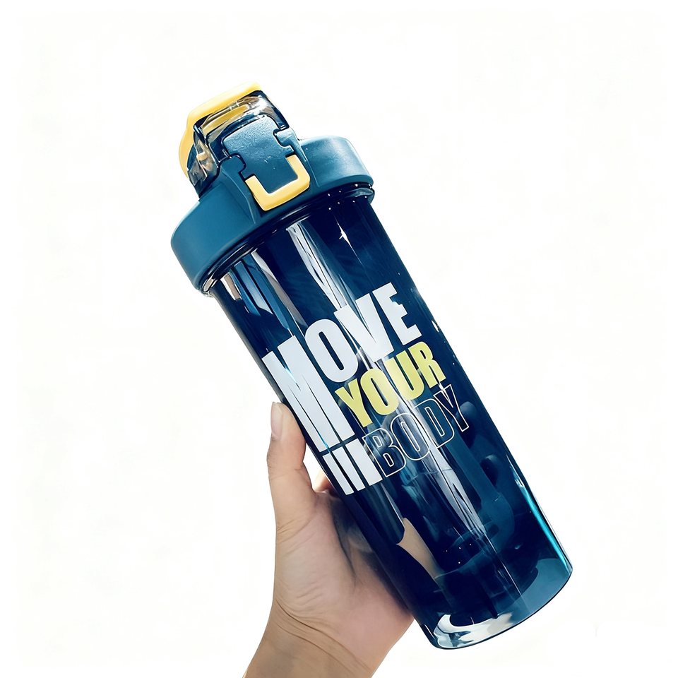 Wholesale 800ML Pink BPA-Free Plastic Gym Fitness Straw Protein for Shaker Bottle - photo 3