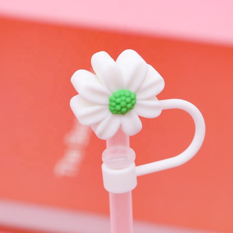 8mm 10mm Reusable Silicone Straw Covers Stopper Dust-Proof for Bar & Cup Accessories - photo 2
