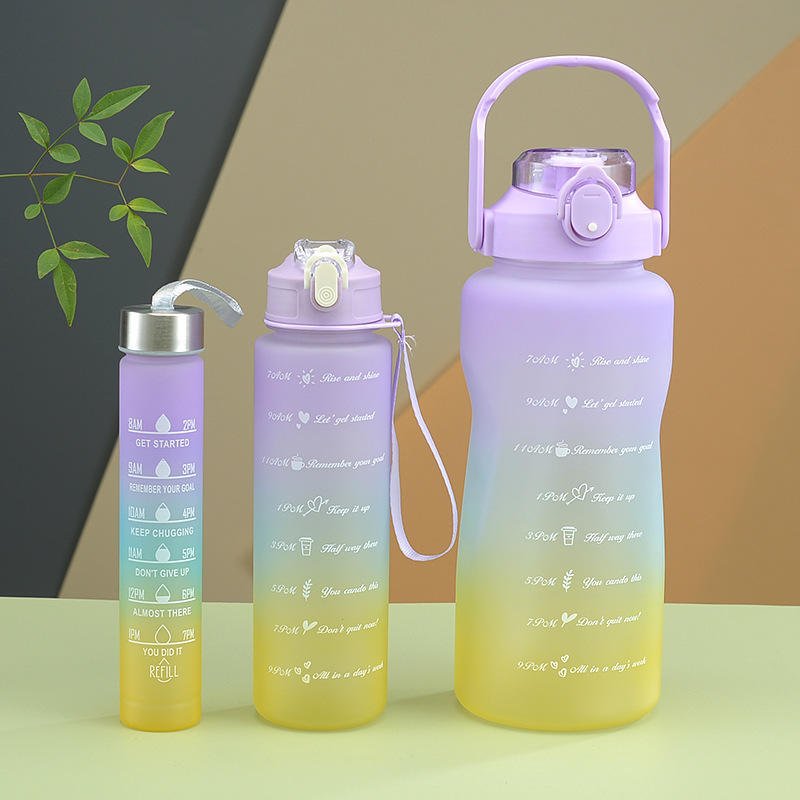 Products 2000ml Motivational Plastic Water Bottle Garrafa De Agua Botella De Agua De - photo 5