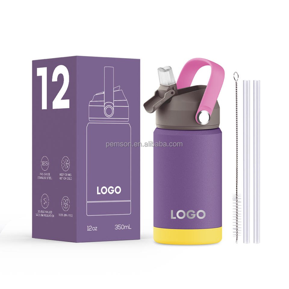 BPA Free Wholesale Patent 12oz Stainless Steel School Water Bottle