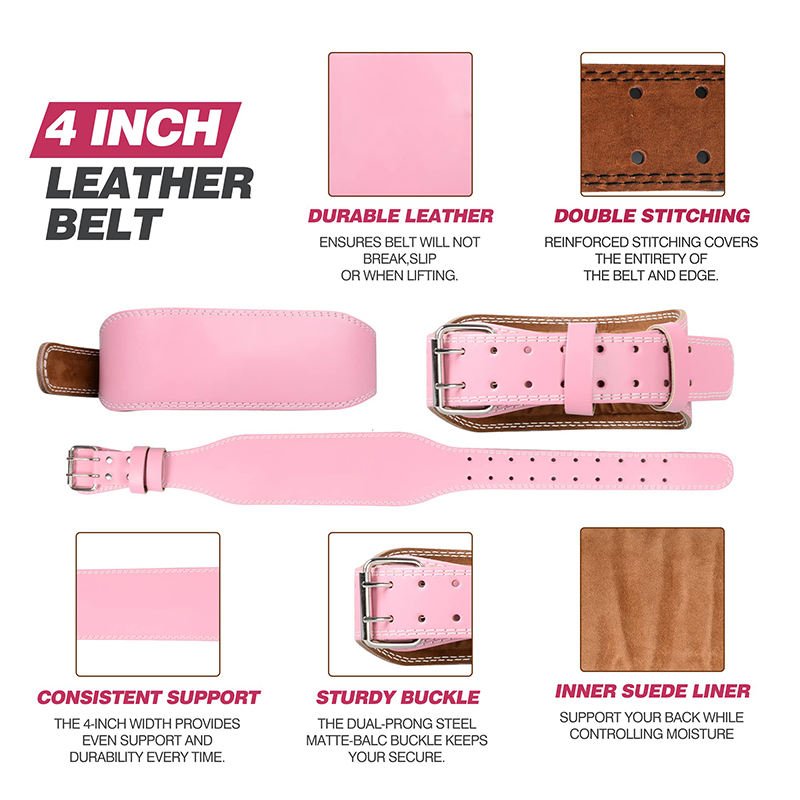 Multi-Color Weightlifting Buckle Belt Anime Gym Powerlifting Training Logo Printing Custom Leather Weightlifting Belt - photo 2