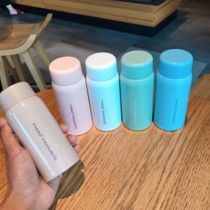 Mugs et tasses à café thermos élégants double paroi en acier inoxydable 150ml 200ml avec couvercle à vis