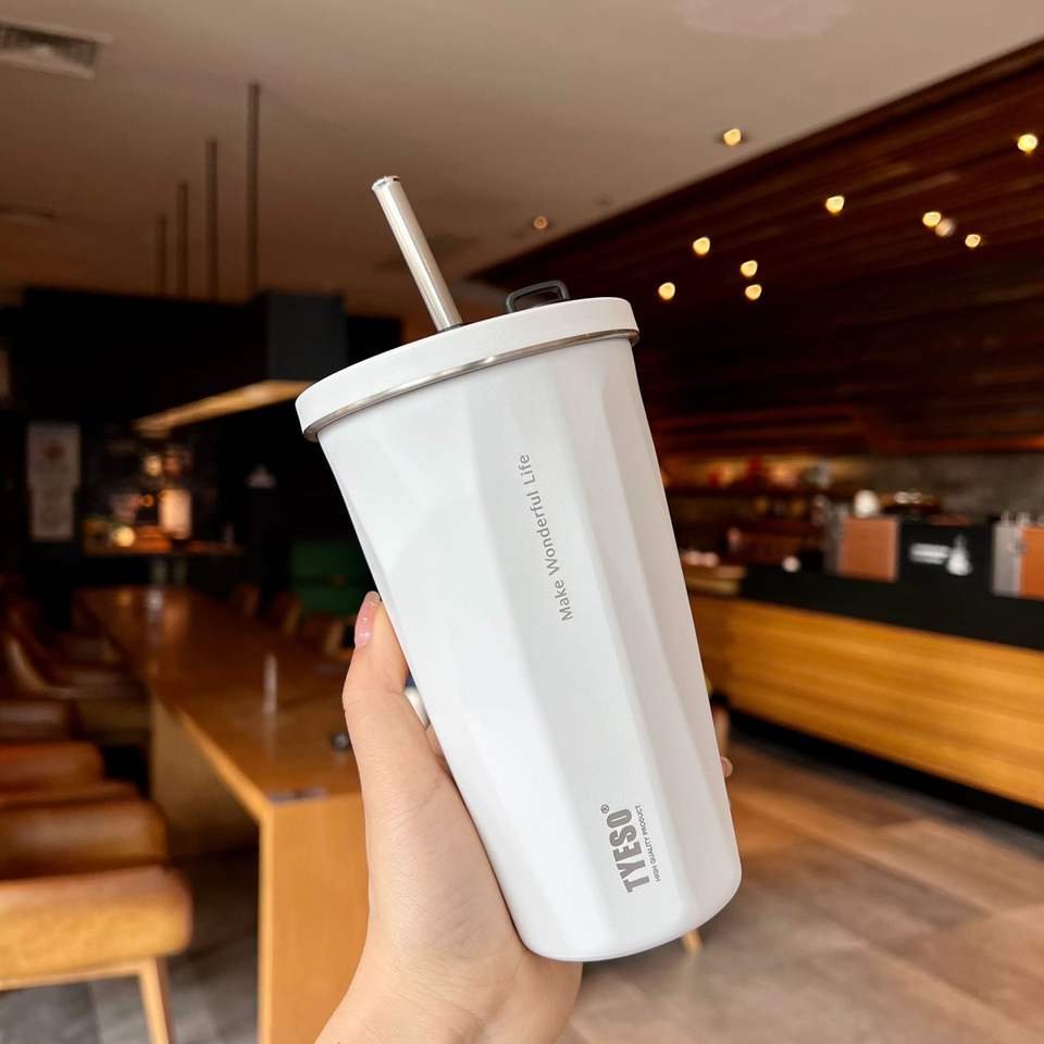40oz Double Walled Insulated Stainless Steel Tumbler Cup With Lid and Straw - photo 4