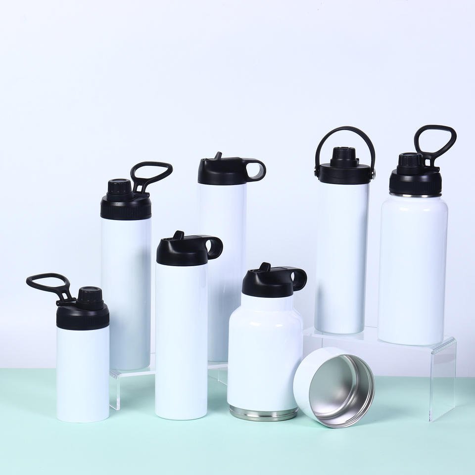 Custom 20oz Metal Tumbler Flat Edge Straw Eco-Glitter Sublimation Design ODM Model 12oz Capacity Vacuum Cold Accessory