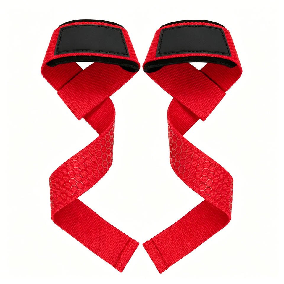 Custom Logo Gym Wrist Straps Power Nylon Material Silicone and Cotton Padded Hand Grips for Deadlifting and Weight Lifting - photo 2