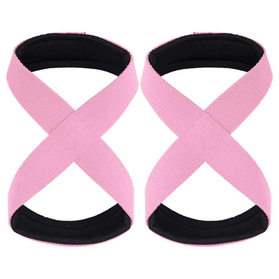 Figure 8 Lifting Straps Reinforced Gym Hand Grips for Heavy Lifting Deadlift Fitness Strength Workout Support - photo 5