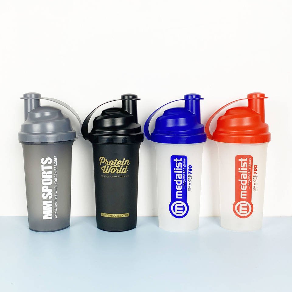 Leak Proof 700ml Plastic Protein Shaker Bottle