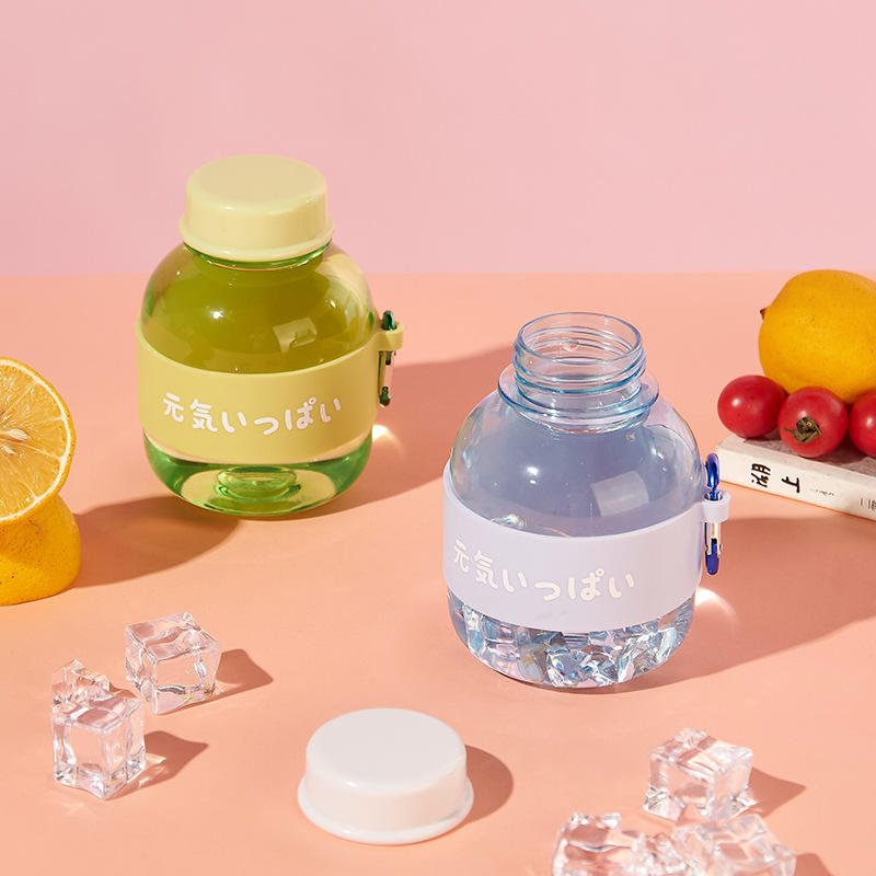 Summer Kids 330ml Portable Cute Mini Plastic Shaker Milk Juice Water Bottle - photo 4