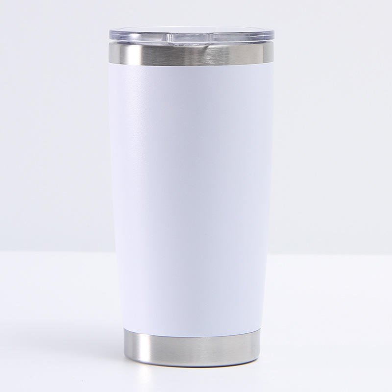 Double Wall Stainless Steel 20oz Tumbler Green Blank With Lid - photo 3