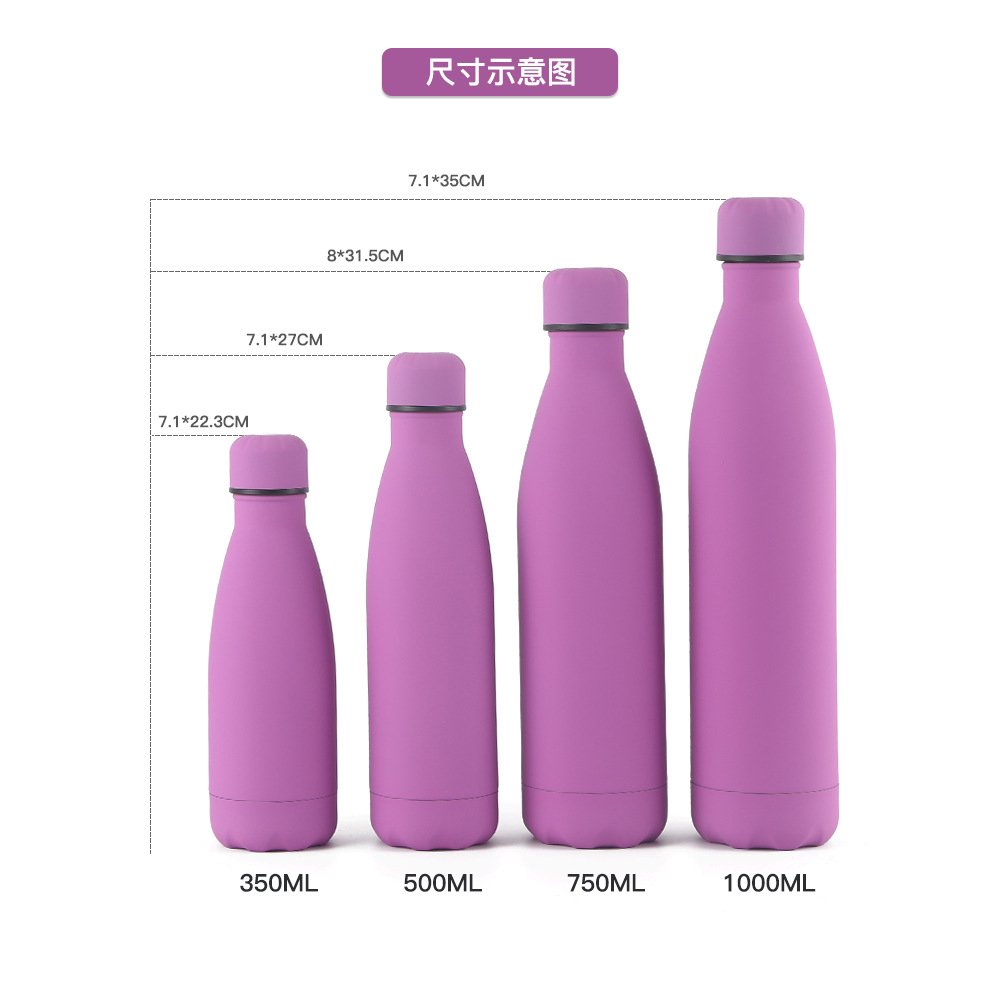 Customized BPA Free 304 Stainless Steel 500ml 17oz Outdoor for Vacuum Insulated Double Wall Thermos Water Bottle Logo - photo 2