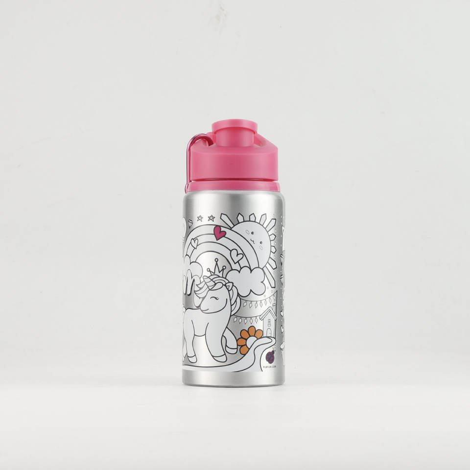 DIY 500ml Aluminium Graffiti Portable Sport Water Bottle - photo 4