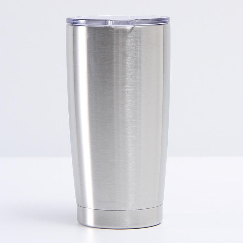 Double Wall Stainless Steel 20oz Tumbler Green Blank With Lid - photo 4
