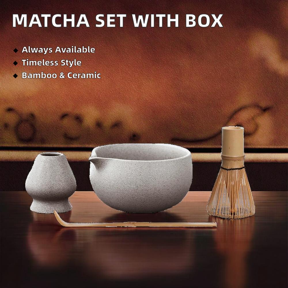 Chinese Factory Direct Sale Classic Design Matcha Accessories Set Skillful Manufacture Bamboo Chasen Matcha Whisk with Box - photo 2