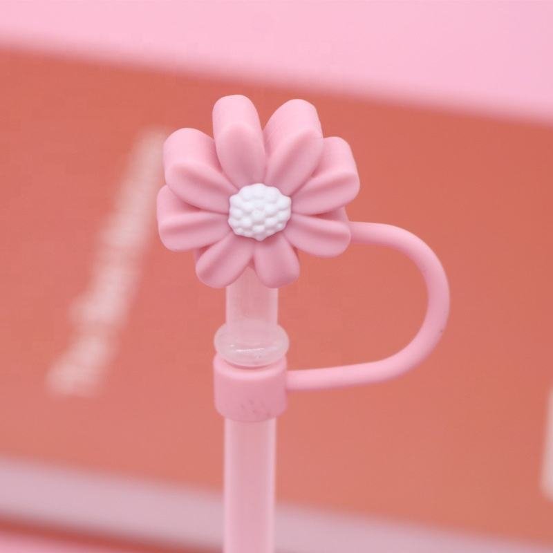 8mm 10mm Reusable Silicone Straw Covers Stopper Dust-Proof for Bar & Cup Accessories - photo 5