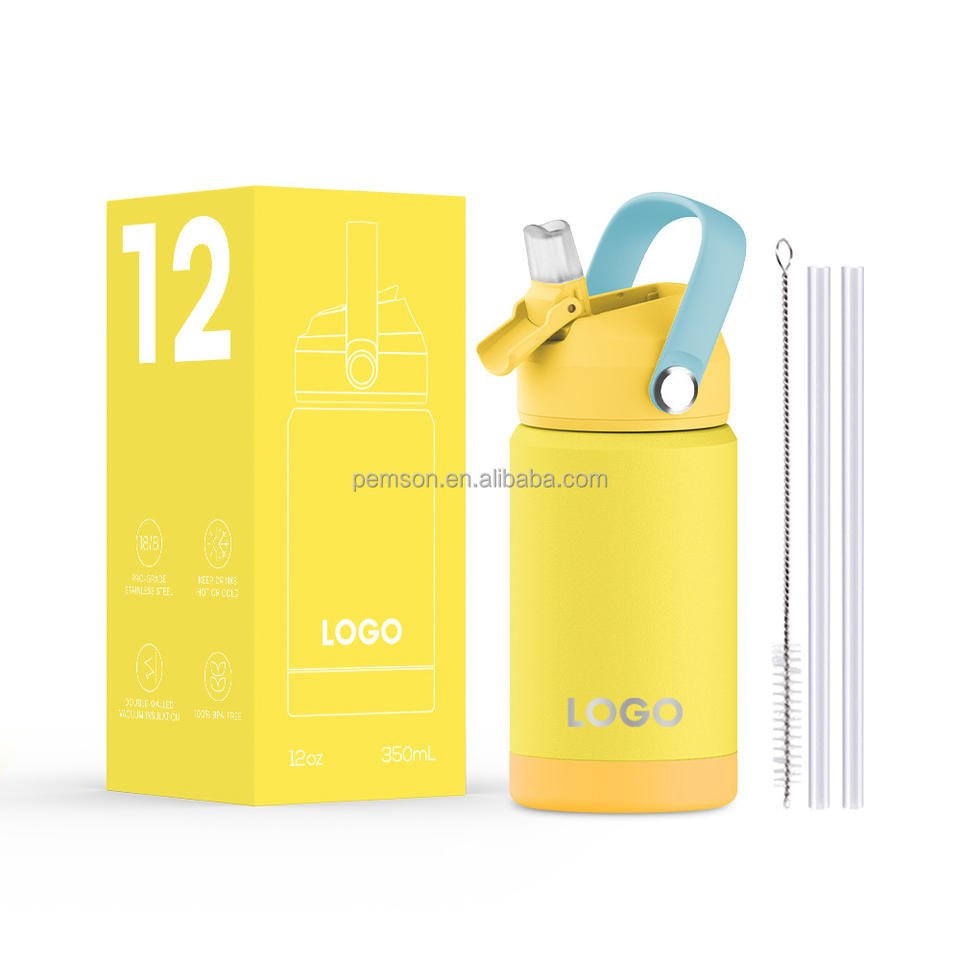 BPA Free Wholesale Patent 12oz Stainless Steel School Water Bottle - photo 4