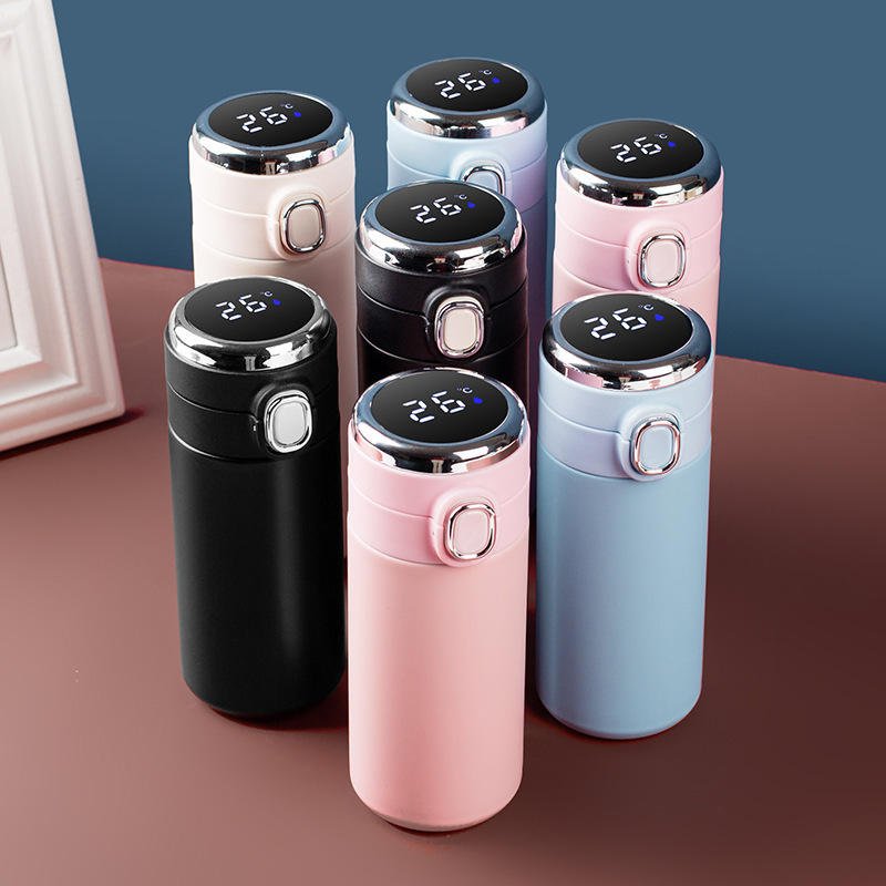320ml 420ml Smart Drinkware Vacuum Flask Insulated Stainless Steel Water Bottle With Temperature Display