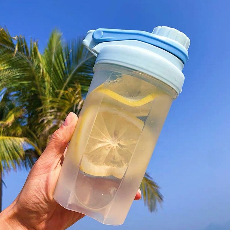 Custom Logo 20OZ Bpa Free Plastic Protein Shake Mixer Shaker Bottle With Ball - photo 2