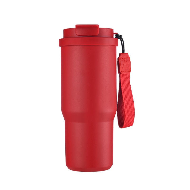 Insulated Steel Coffee Tumbler with Straw and Lid Leak-Proof Travel Mug for Back to School - photo 5