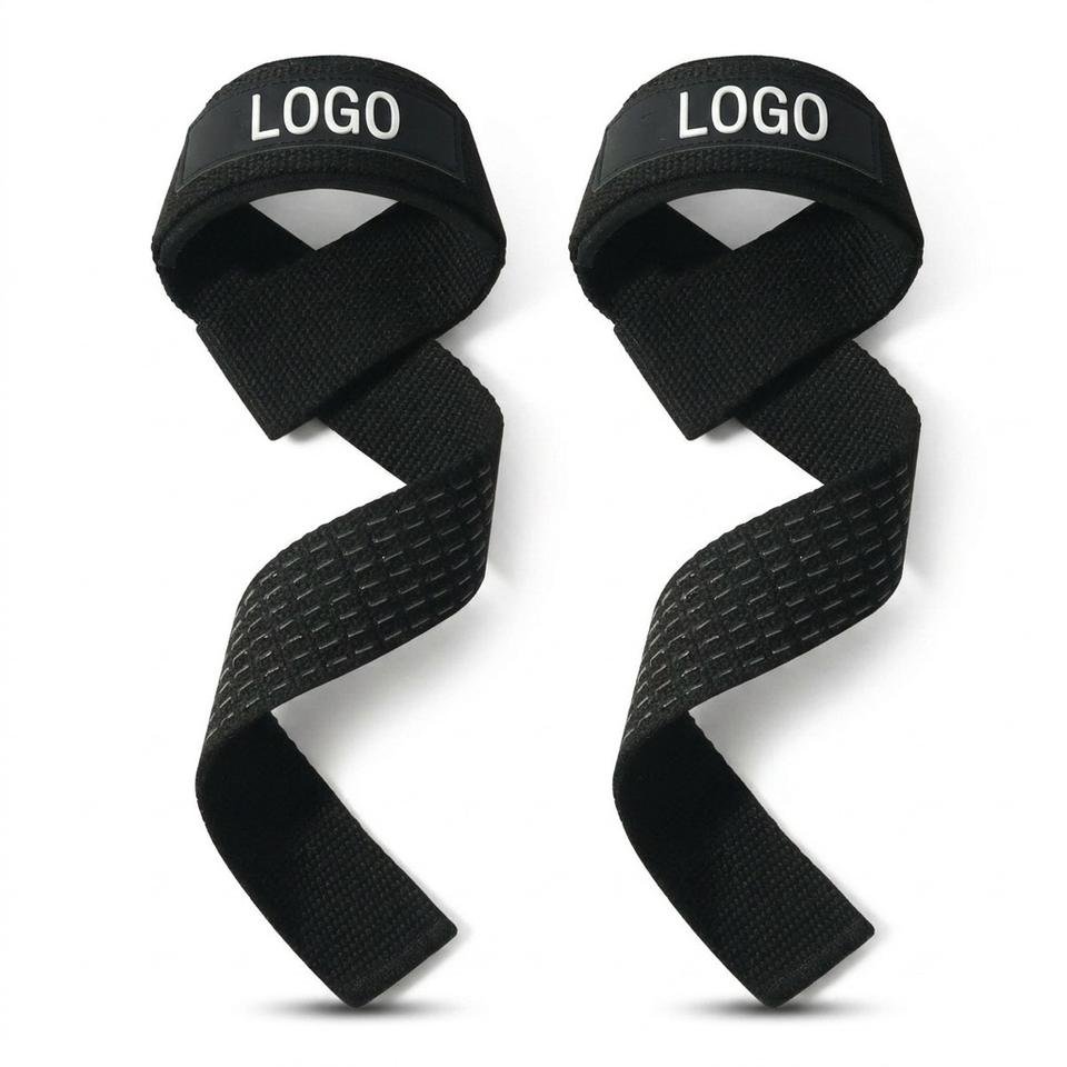 Customized Logo Gym Accessories Professional Heavy Duty Padded Weight Lifting Straps Wholesale Gym Fitness Wrist Straps - photo 3