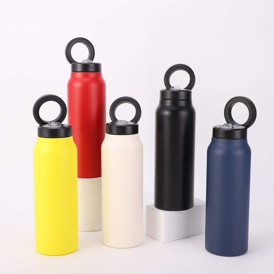 Water Bottle Design 710ml Magnetic Ferrofluid Liquid Stainless Steel Magnetic Water Bottle With Phone Holder - photo 2