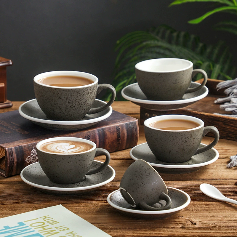 Modern Ceramic Porcelain Eco-Friendly Kaiwoo Coffee Cup and Saucer Set for Party Use - photo 5