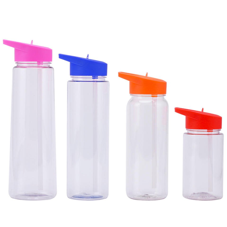 Pre Grilled With Hole Double Wall 300ml 10oz DIY Personalized Clear Sport Water Bottle for Cycling