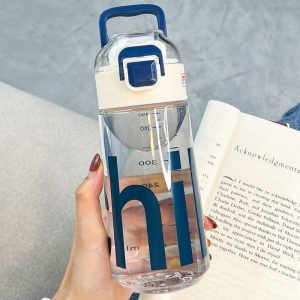 Edles Design 400ml 550ml Kunststoff Trinkflasche Outdoor tragbare Kinderbecher mit Infuser