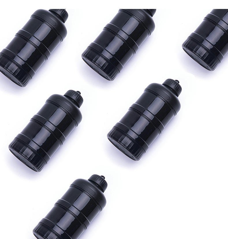 Portable Mini Protein Powder Bottle with Keychain Health Funnel Medicine Box Container Small Cup Outdoor Sport Storage - photo 3