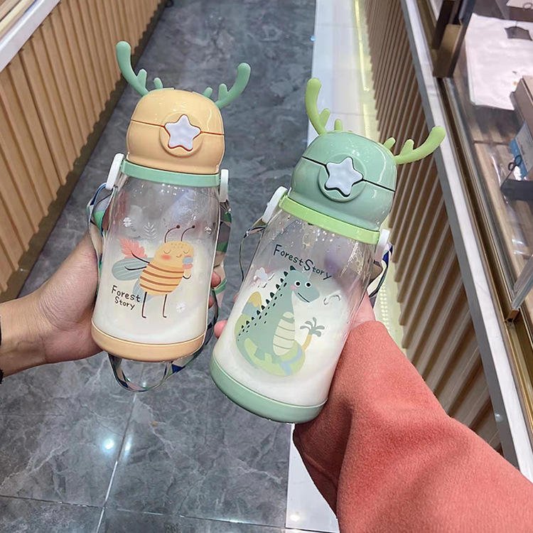 580ml Travel Outdoor Cute Leak Proof Plastic Water Bottle - photo 3