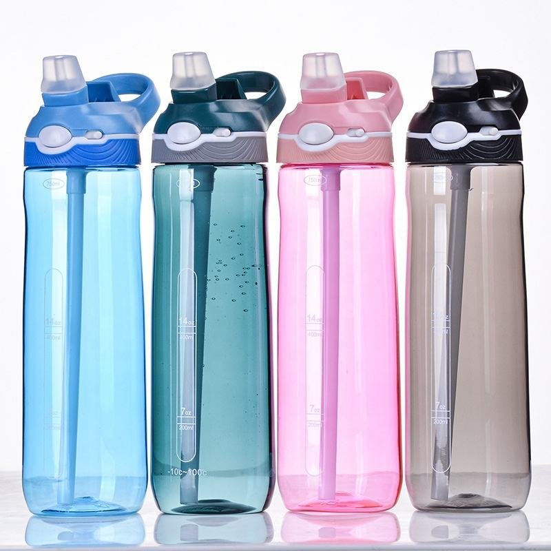 800ml 1000ml 26oz 34oz Tritan Material BPA Free Plastic Portable Gym Sports Water Bottle