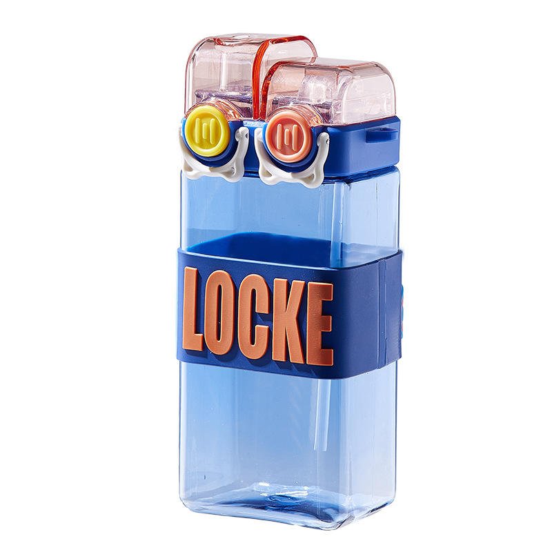 Double Drinking 520ml Cute Cartoon Portable Personalized Plastic Water Bottle - photo 5