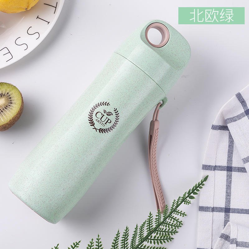 Eco-Friendly 420ml Biodegradable Wheat Straw Fiber Cup - photo 4