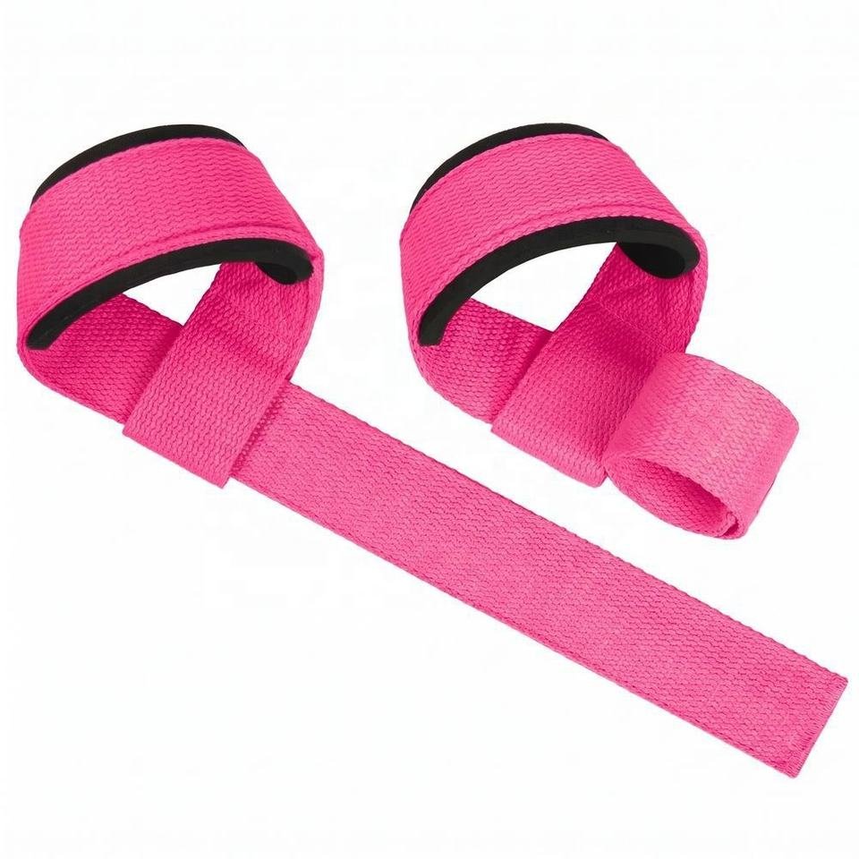 Gym Slap Straps Snap on Weight Lifting Wrist Straps Non Slip Webbing for Bodybuilding Pull Ups Rowing Hand Grip Assistance - photo 4