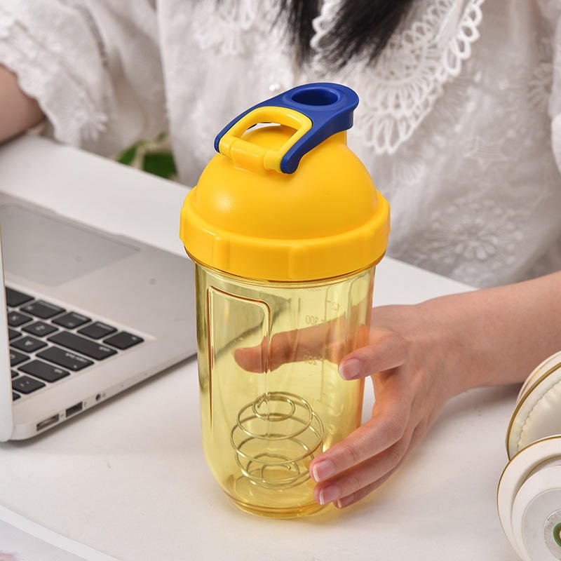 Wholesale 500ml Portable Clear BPA Free Plastic Gym Workout Protein Shaker Bottle With Scales - photo 4