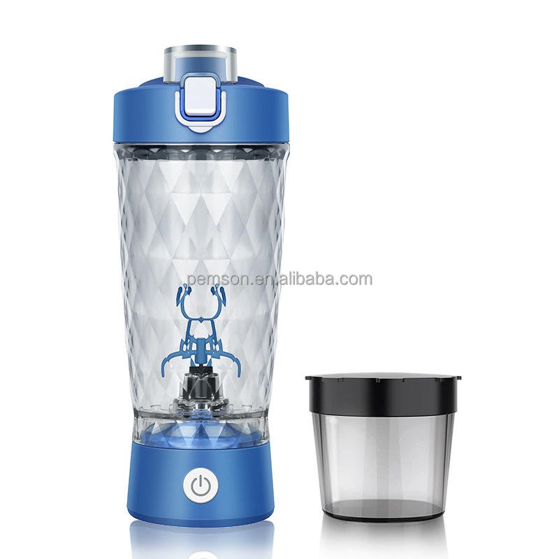 Tritan Material 650ml Electric Protein Shaker Tumbler with Spinning Mixer - photo 4