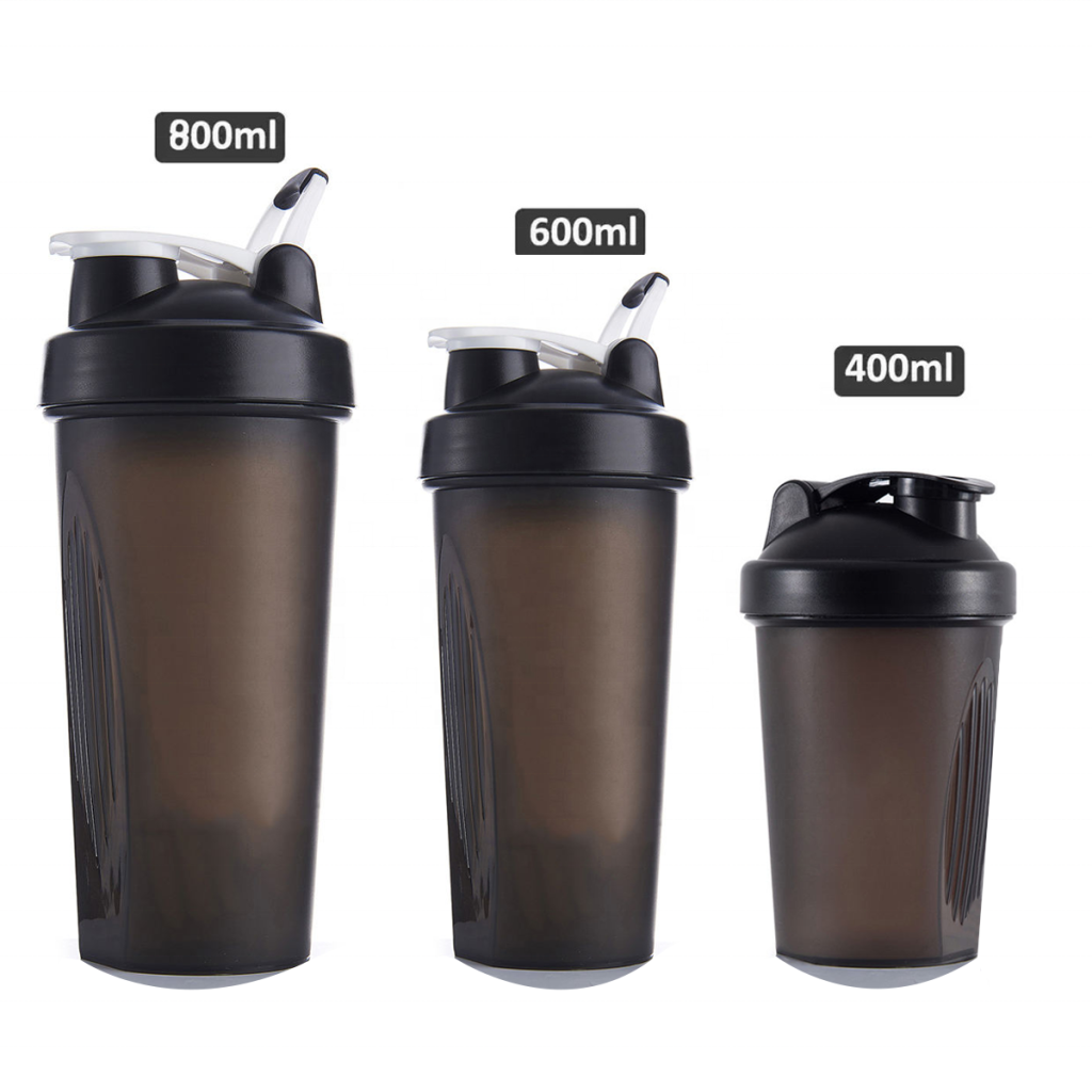 400ml 600ml 800ml Gym Protein Shaker Bottle Bpa Free Plastic Fitness Water Bottle Sports Mixer Cup Quick Dissolve Shaker - photo 3