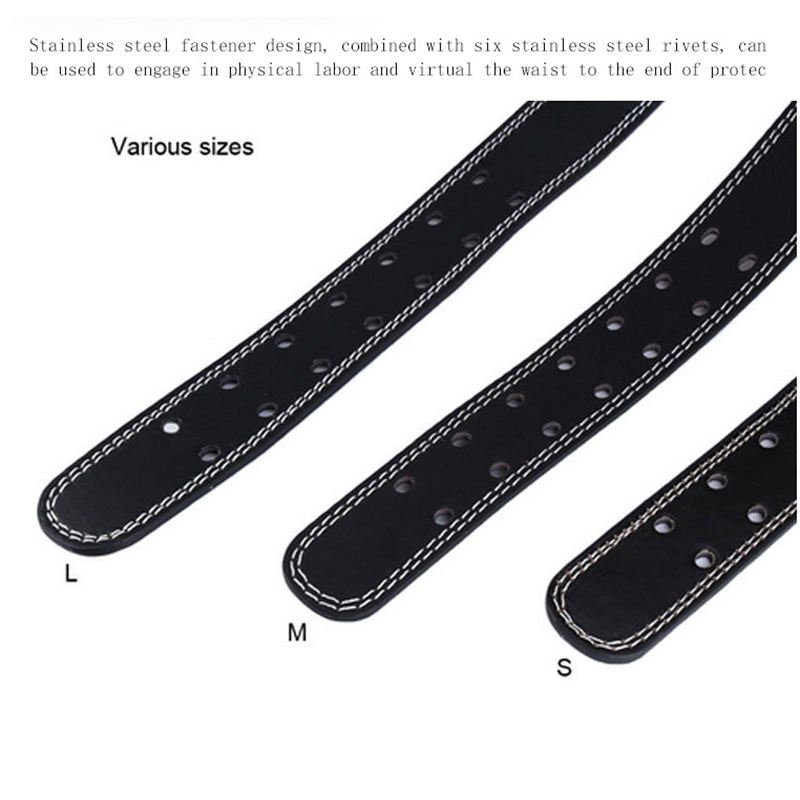 Custom Logo Anime Weightlifting Belts for Weightlifting Powerlifting Gym Sports Cow Hide Leather Weightlifting Belt - photo 3