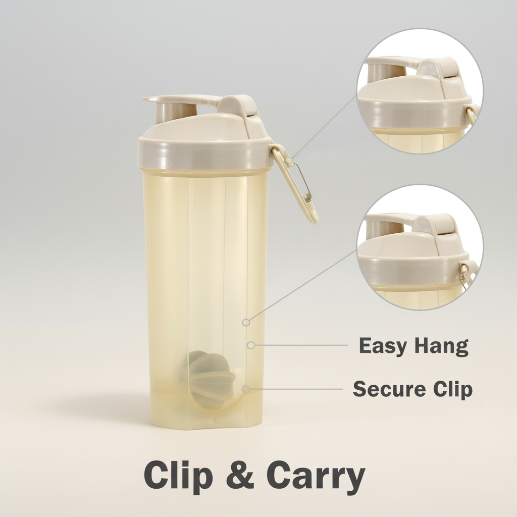 700ml Outdoor Sports Protein Shaker Bottle Tritan - photo 4