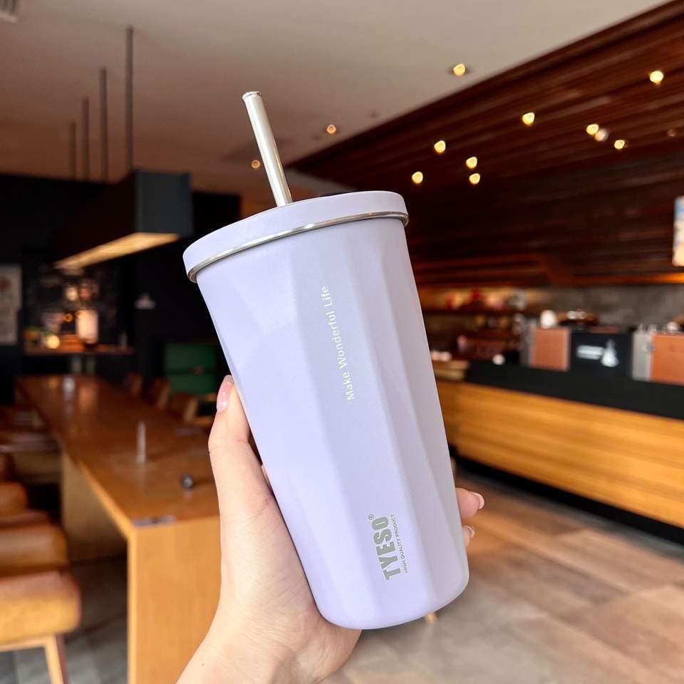 40oz Double Walled Insulated Stainless Steel Tumbler Cup With Lid and Straw