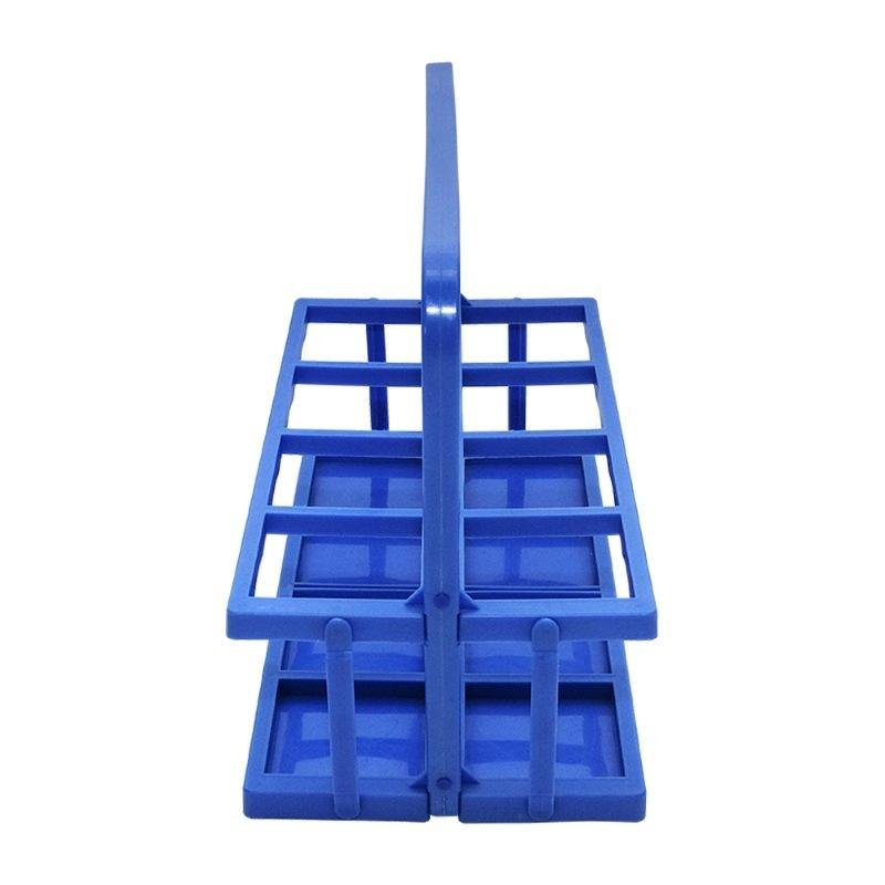 Outdoor Sports Accessory Plastic 8-Compartment Football Sports Bottle Holder Large Size Foldable Water Bottle Plastic Holder - photo 5
