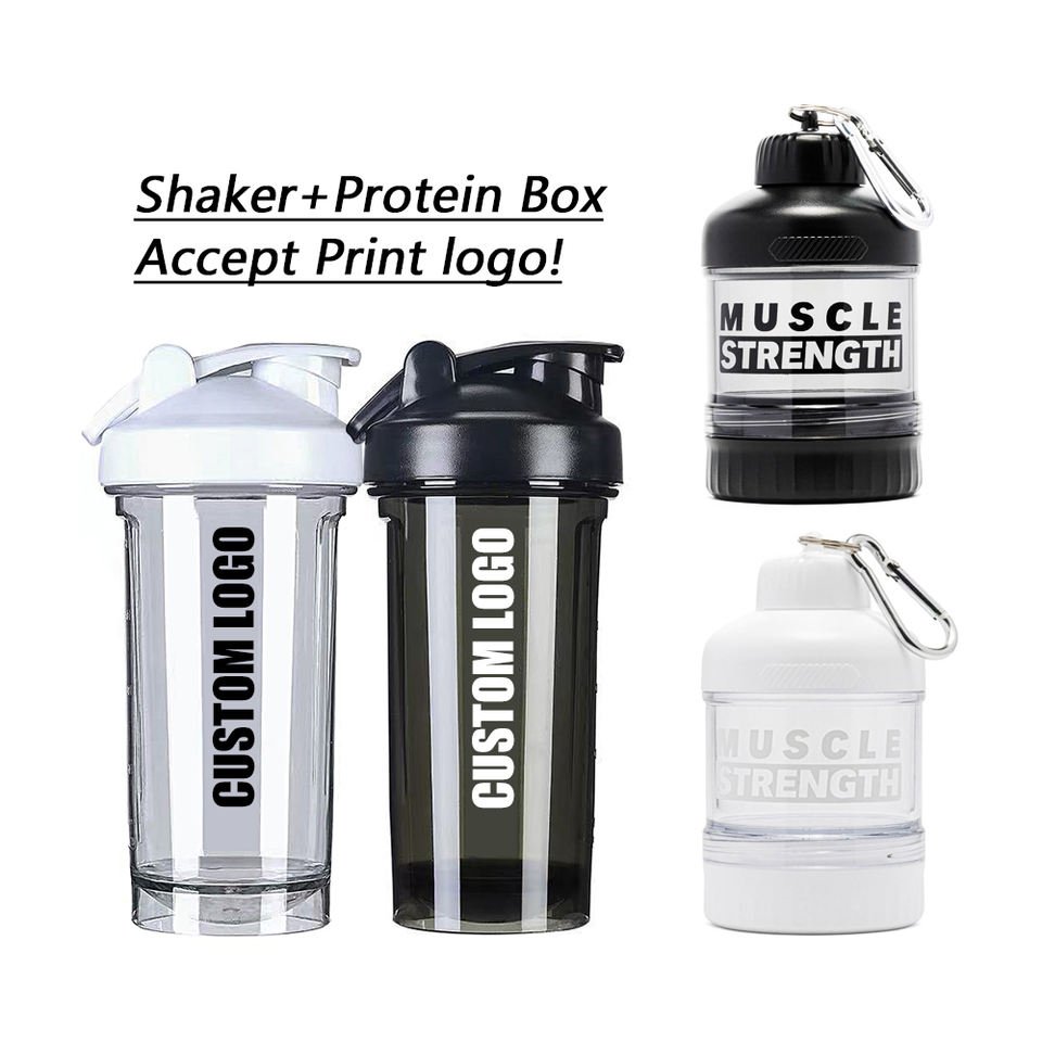 600ml 20oz BPA Free Sports Workout Shaker Bottle - photo 3