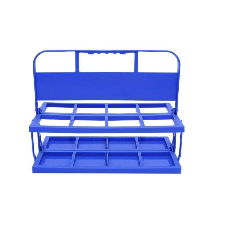 Outdoor Sports Accessory Plastic 8-Compartment Football Sports Bottle Holder Large Size Foldable Water Bottle Plastic Holder
