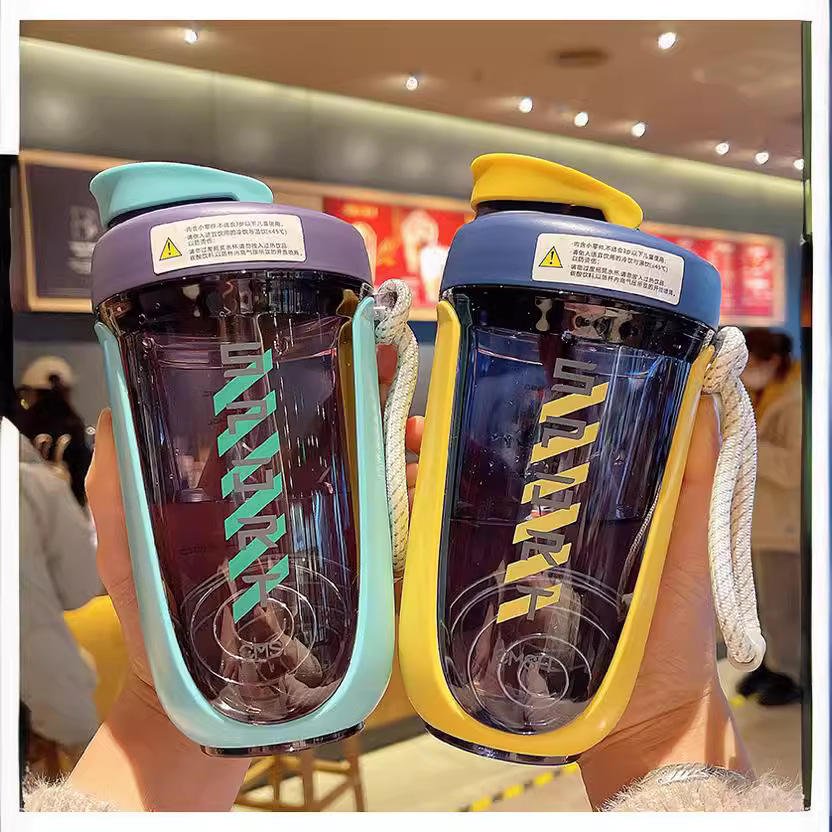 Premium Quality 590ml BPA Free Custom Gym Plastic Protein Shaker Bottle for Protein Mixes With Mixer Ball - photo 2