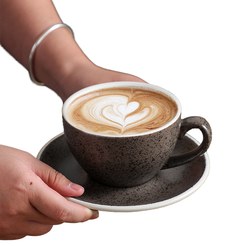 Modern Ceramic Eco-Friendly Coffee Cup and Saucer Set for Party Use